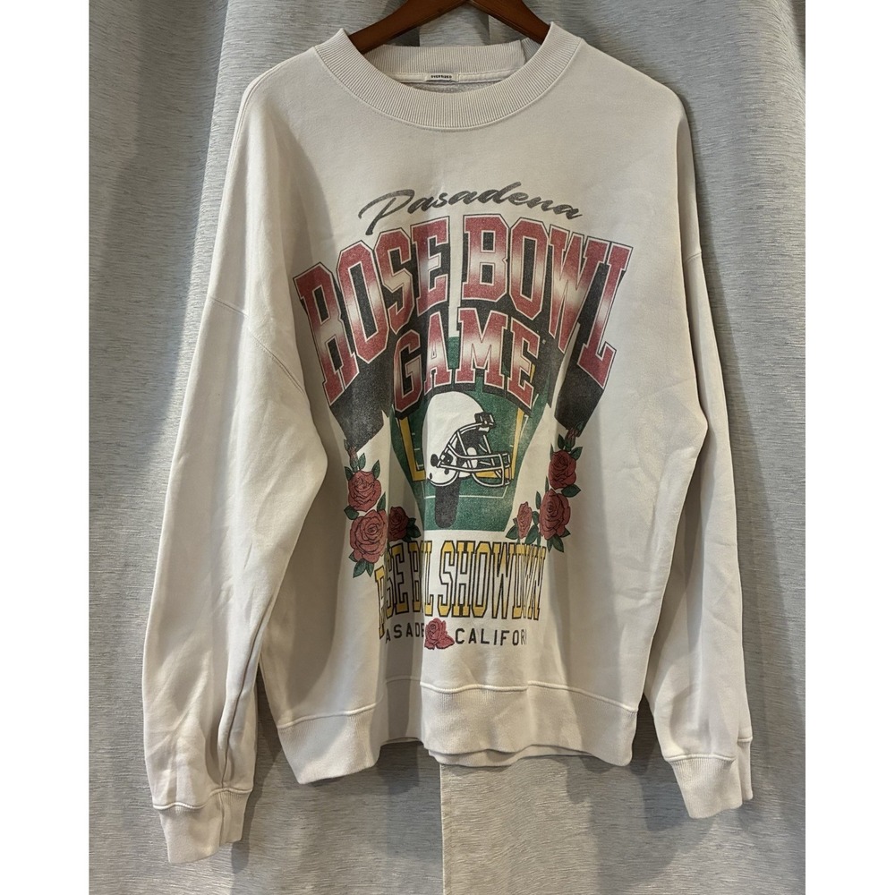 Abercrombie & Fitch Fleece Sweatshirt Pasadena Rose Bowl Oversized Large